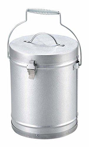 [Amazon.co.jp Exclusive] Captain Stag UY-7023 Silver Fire Starter Set, Large Fire Extinguisher and Fire Starter Set, 190mm Outer Diameter x 240mm Heig
