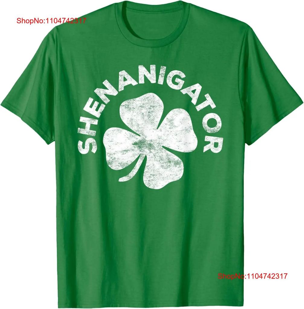 Shenanigator T Shirt Saint Patrick Day vintage Washed homme Comfortable Breathable Stretched fashion Versatile graphic Stylish