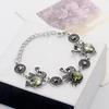 European & American Fashion Jewelry Tree Elephant Necklace Bracelet Earring Set