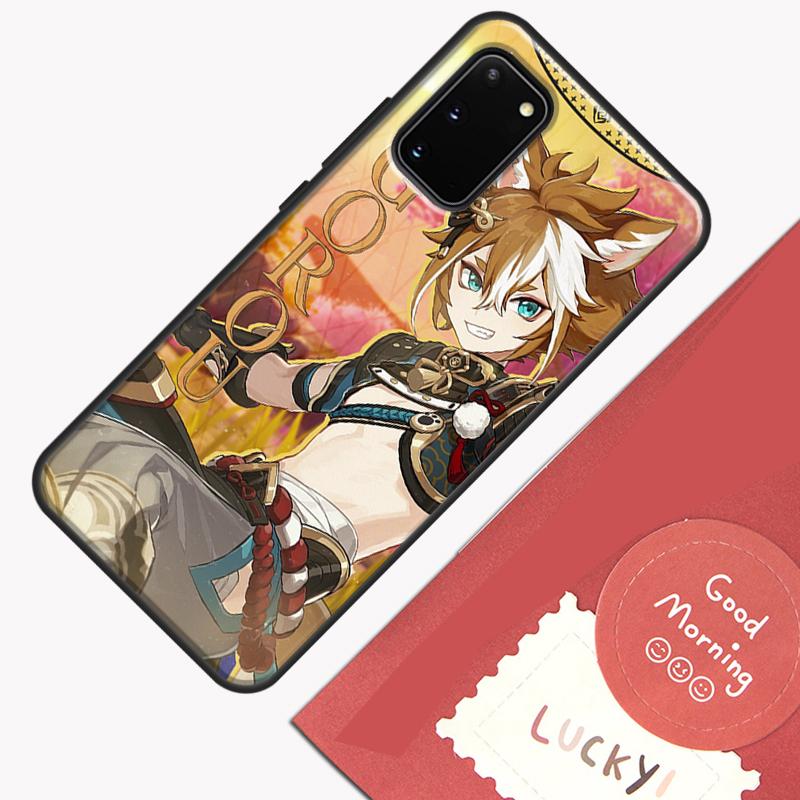 Genshin Impact Gorou Phone Case For Samsung Galaxy S26 S25 Ultra S20 S21 S22 S23 S24 S10 Plus S25 FE Cover Shell