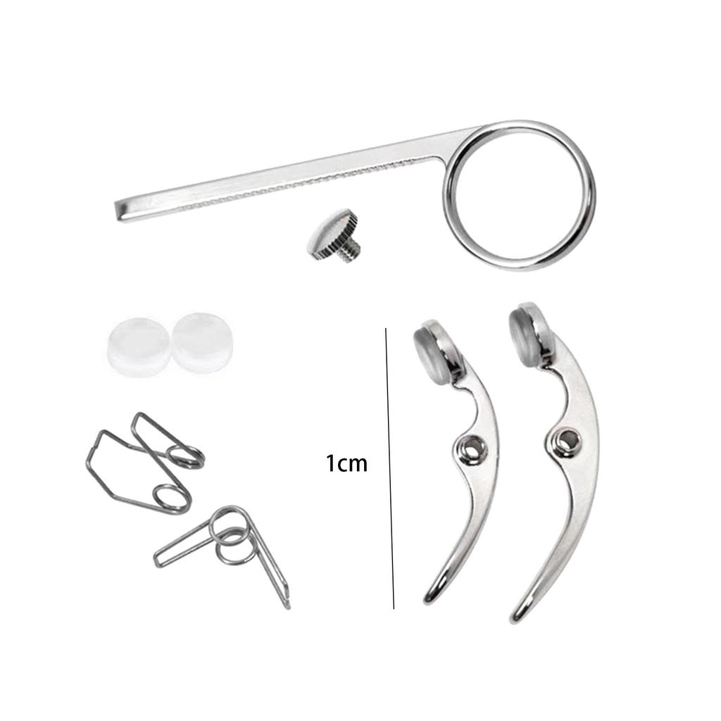 Trumpet Spit Valve Water Value Holders Accessory with Screws for Repairing Wind