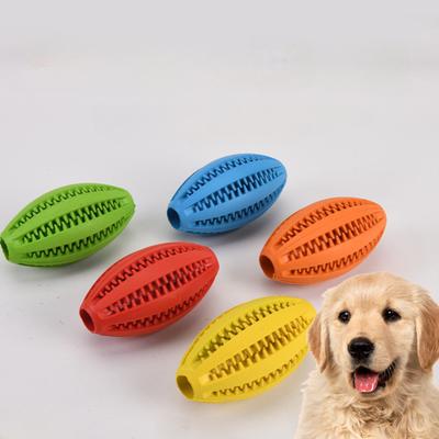 9cm Haustier Hundespielzeug Interaktive Gummibälle für Kleine Große Hunde Welpen Katze Kauspielzeug Haustier Zahnpflege Unzerstörbarer Hundeball