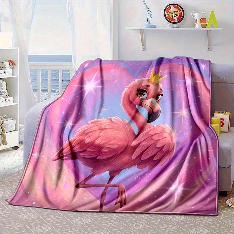 Magical Flamingo Sky Blanket Flannel Blanket Throw Blanket Sofa Cover Blanket Soft Premium Blanket Picnic Blanket Tv Blanket Gifts