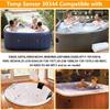 Hot Tub Sensor-Compatible with Balboa Spa Heater M7 System 30344 30042 30382, 24" Temp/Hi-Limit, 1/4" Dia Dual Purpose Sensor Hot Tub Heater (2-Pack)