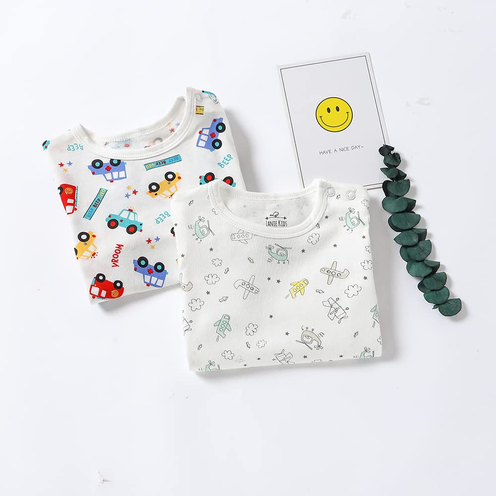 Reegoo Peter Baby Summer Romper Sleeveless Perfect for Kindergarten and Set of Car Helicopter Ages Months Boys' Coveralls, Pajamas, Cotton, School, 2,
