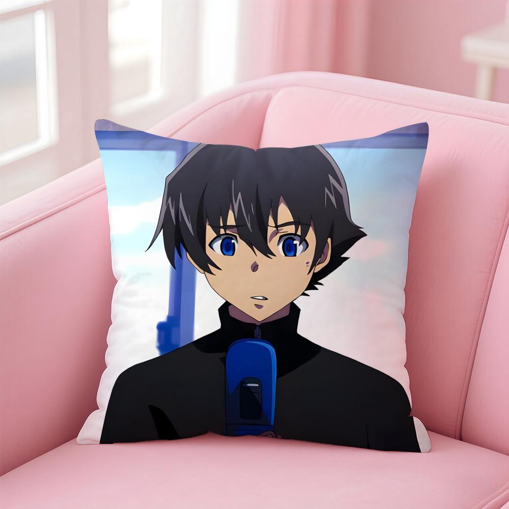 Anime The FFuture DDiary Cushion Cover Pillow Case Soft Friendly Fabric  Concealed Zipper