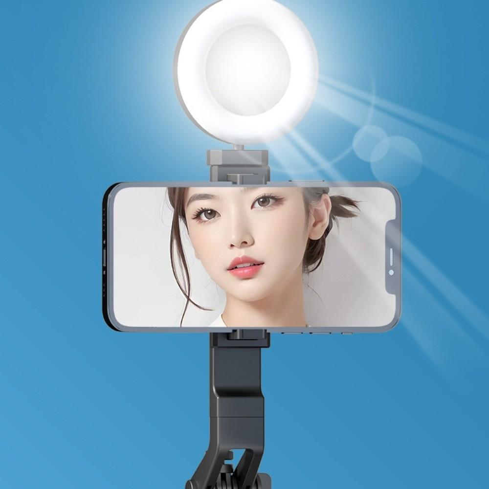 1.8m Telescopic Selfie Stick With LED Lamp Selfie Stick Stand  Phone Accessories