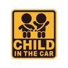 Seiwa CHILD IN THE CAR WA121 Car Sticker, Safety Sign, For Both Inside and