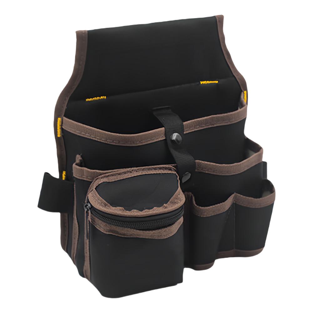 Electrician Tool Pouch Adjustable Buckle Belt Multi-Pocket Organizer Tool Storage Bag for Electricians Handymen Work