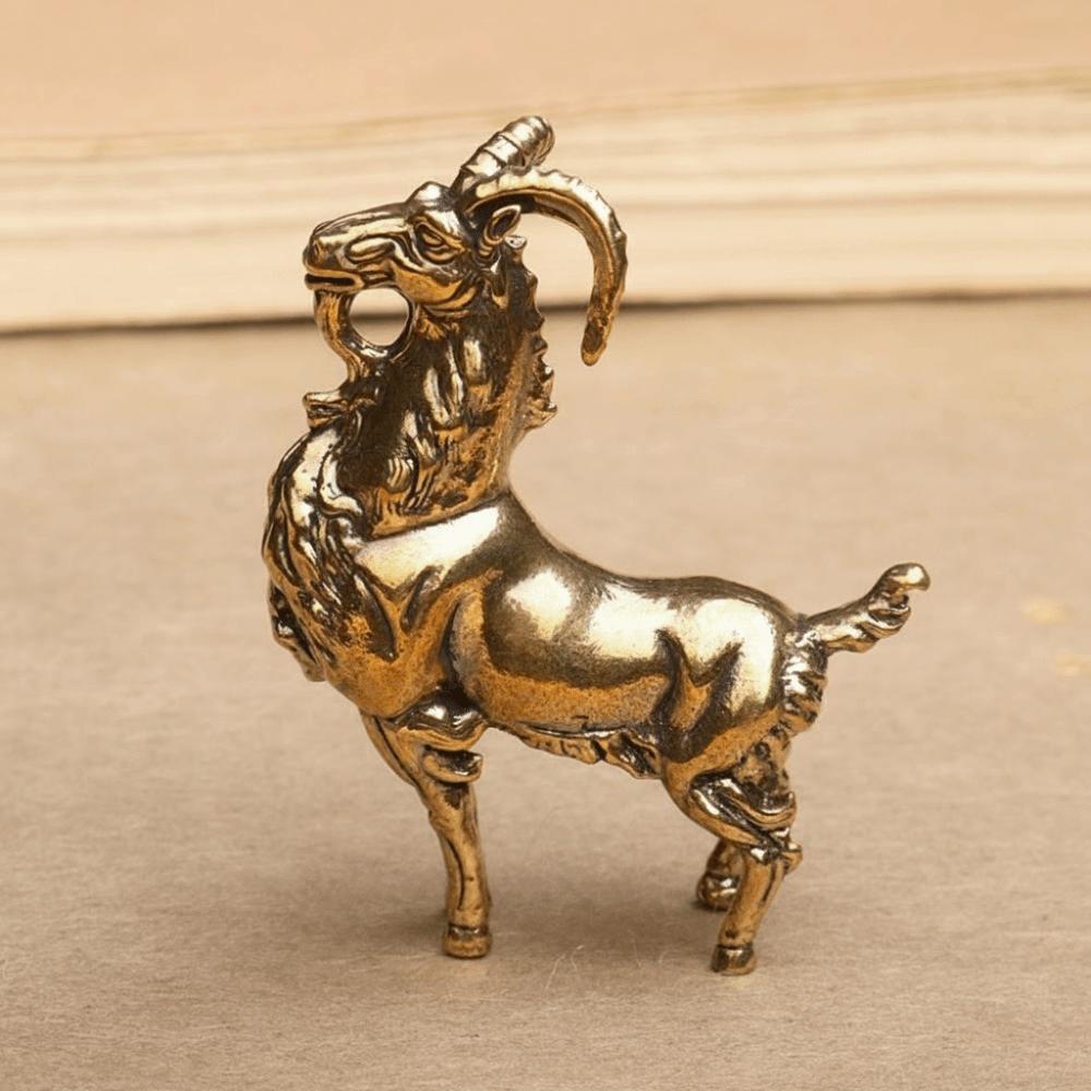 Mini Antelope Figurine Vintage Desk Decoration Ornament  Tea Table Display