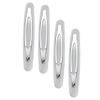 4pcs Car Door   Guards Trim Cover Strip Corner Bumper Anti Collision Scratch  or Black