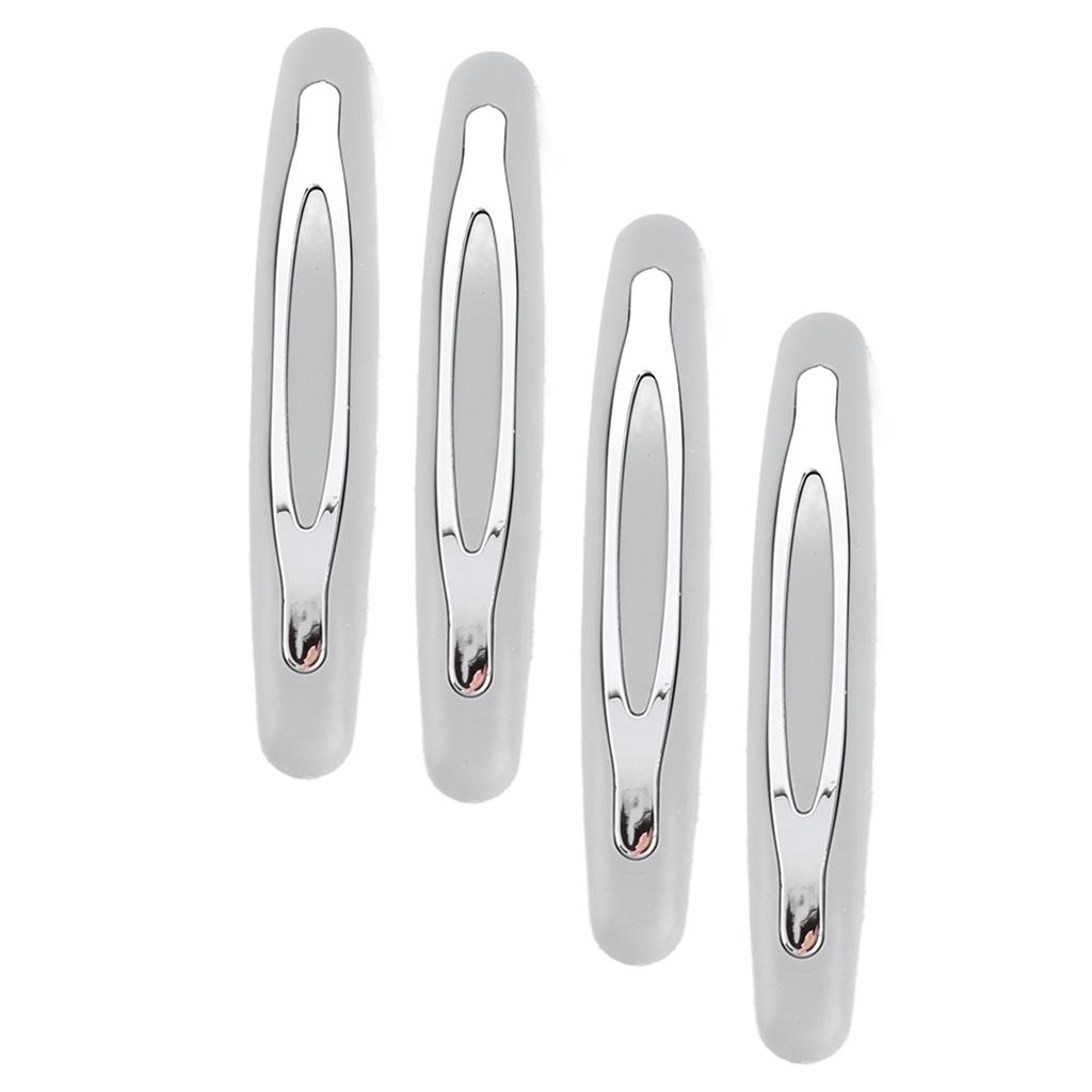 4pcs Car Door Guards Trim Cover Strip Corner Bumper Anti Collision Scratch or Black