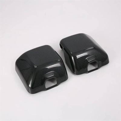 2Pcs Carbon Fiber Car Rear View Side Mirror Cover Trim for 2018     Jeep Wrangler JL
