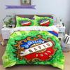Rapid Wien  Pattern Bedding Quilt Set  Home Decoration  Gift (1 * Duvet Cover + 2 * Pillowcase  Without Core)