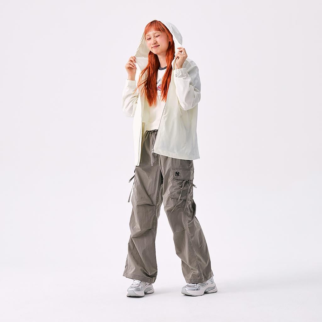 New MLB MONOGRAM Collection New York Yankees SS25 Jackets & Coats Unisex White 3AWJM0453-50IVS