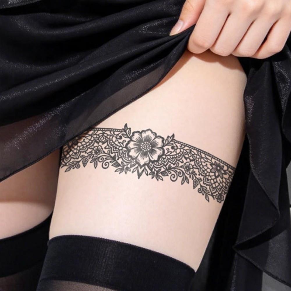 Fake Henna Temporary Tattoo Stickers Water Transfer Decals Body Art Sticker  Finger Hand Legs Arm