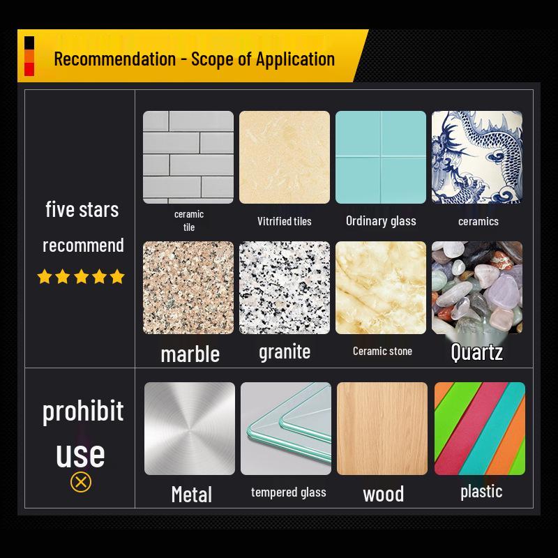 Ceramic Granite Drill Bit for Enlarging Holes in Stone and Tile