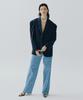 VEDERMI Heart Pattern Light Blue Denim Pants