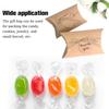 Kraft Paper Pillow Candy Box Chocolates Biscuit Storage Case Holiday Wedding Birthday Gifts Package for Children