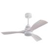 42-Inch Ceiling Fan with Light and Remote Control, Modern White with 3 Blades, Silent Reversible DC Motor and Memory Function in Farmhouse Style