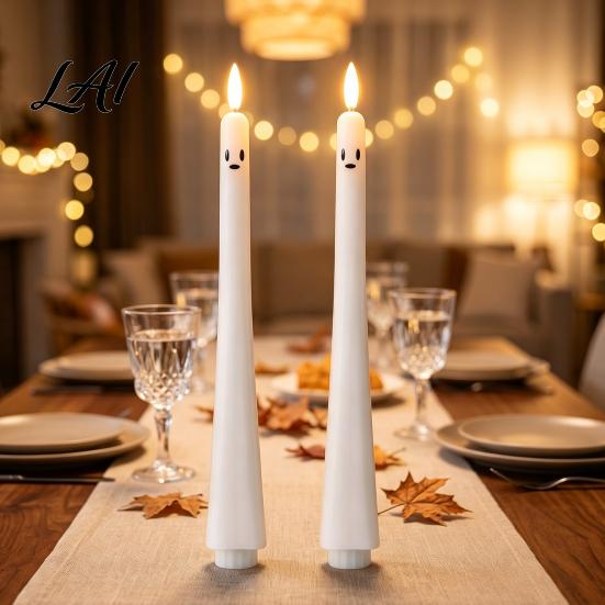 Modern Christmas Decorative Lamps Candle Light 3D Printed Santa Snowman Tree Light with Remote Unique Holiday Interior Lighting Control LED
