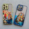 Urban Seaside Town Phone Case For iPhone 16 15 14 13 12 11 Pro Max Mini X XS XR SE 7 8 Plus Shockproof Matte Hard Cover Fundas
