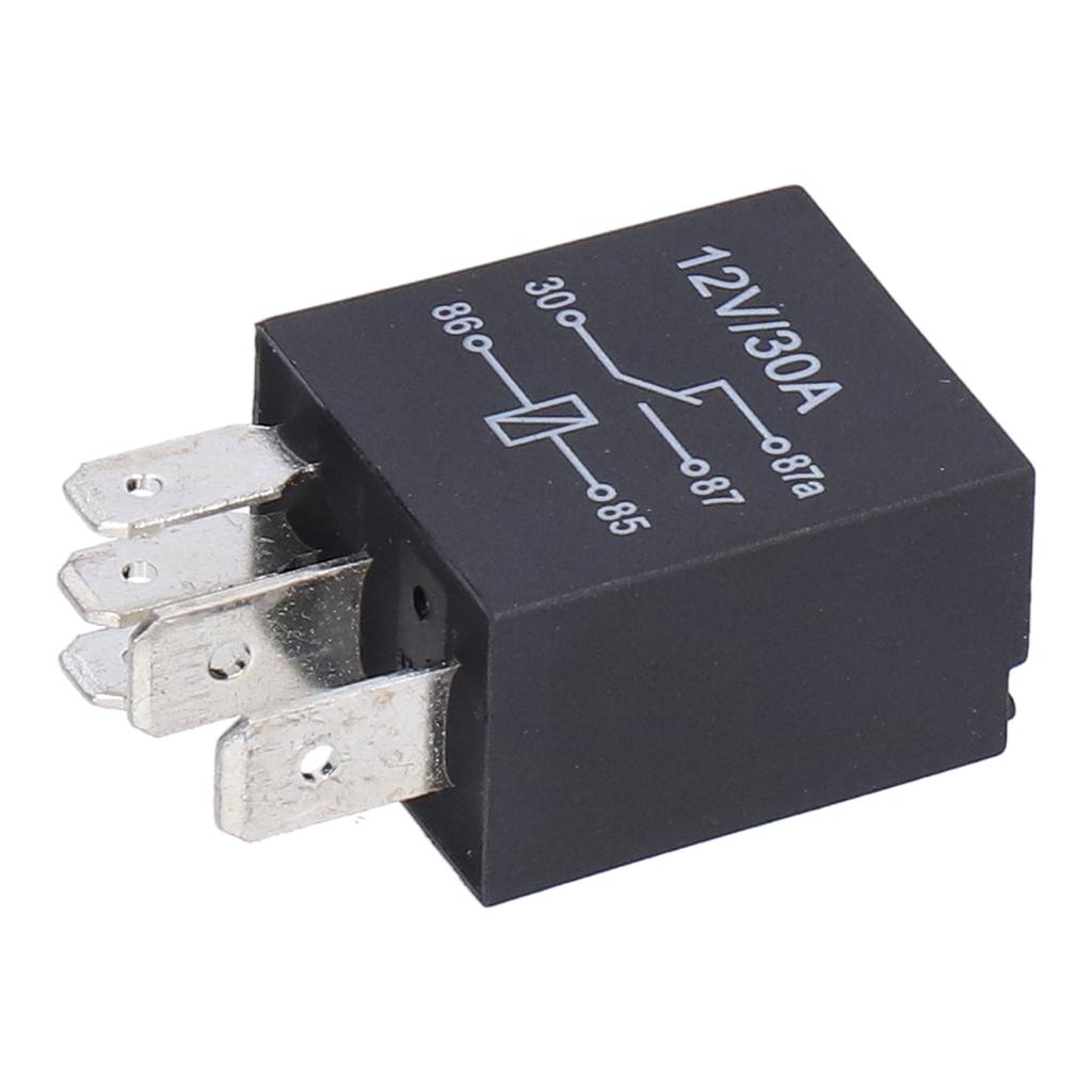 10Pcs Violet Relay 12V 30A Waterproof Set Kit for Automobile Fog Lamp Air Conditioner5 Pin