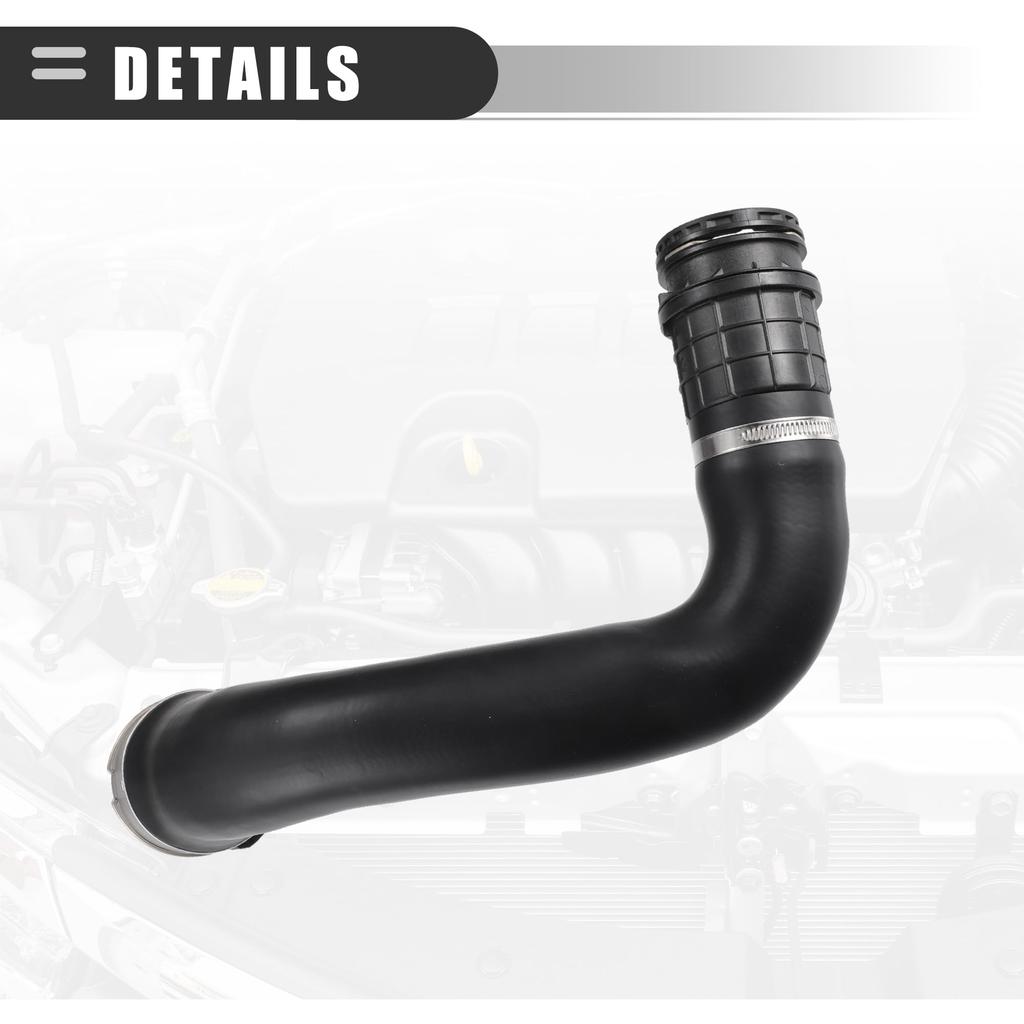 Motoforti Engine Air Cleaner Intake Hose Tube, Air Intake Hose for Chevy Cruze 2016-2019, Rubber, with Clamp, No. 13374646, Black