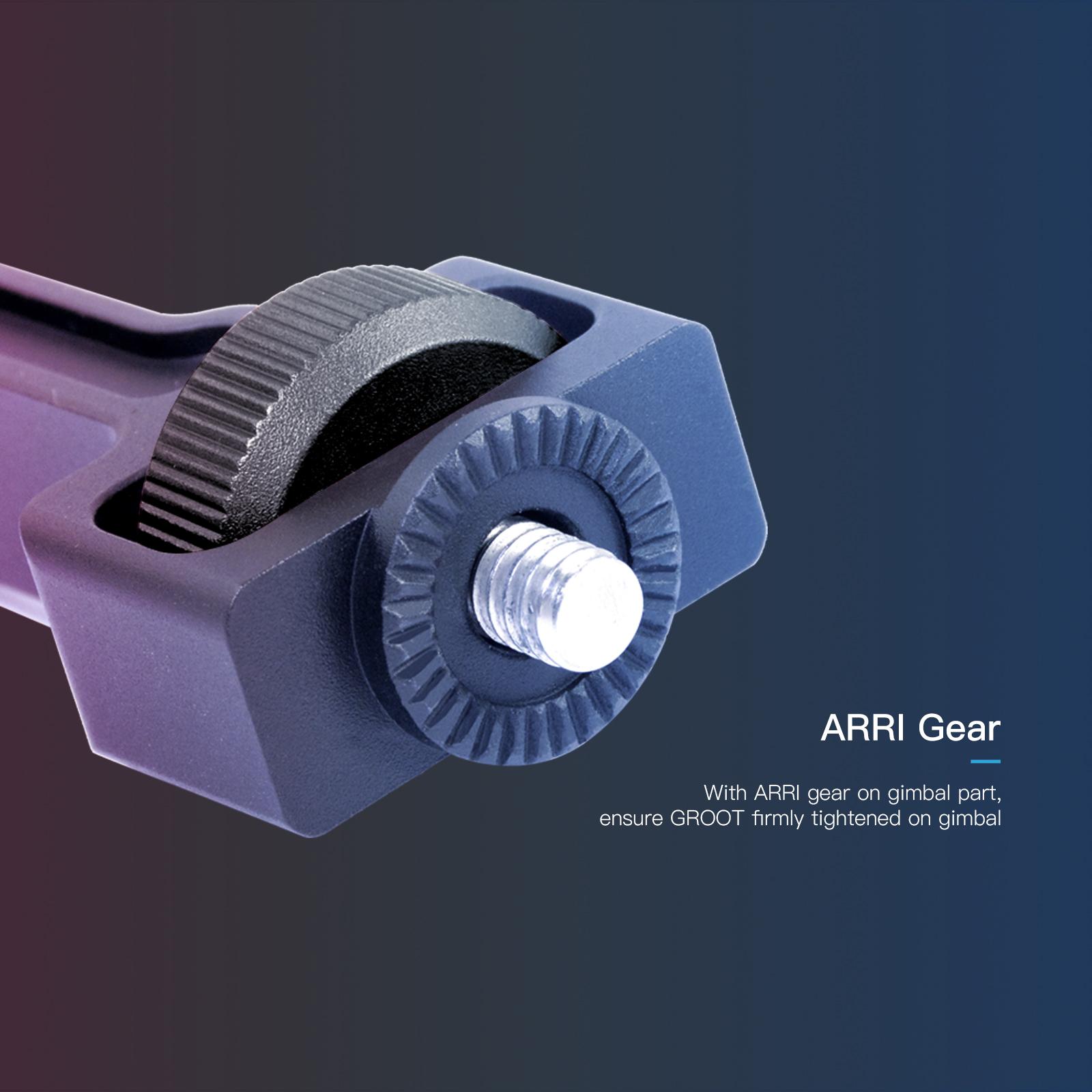 

Gimbal Stabilizer Rotatable Extension Bracket Holder Support with 1 4 Inch Screw Cold Shoe Mount for Mounting Monitor