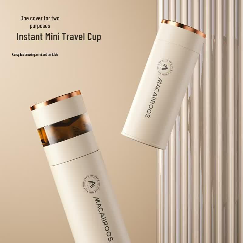 Macaiiroos Stainless Steel Insulated Tea Bottle