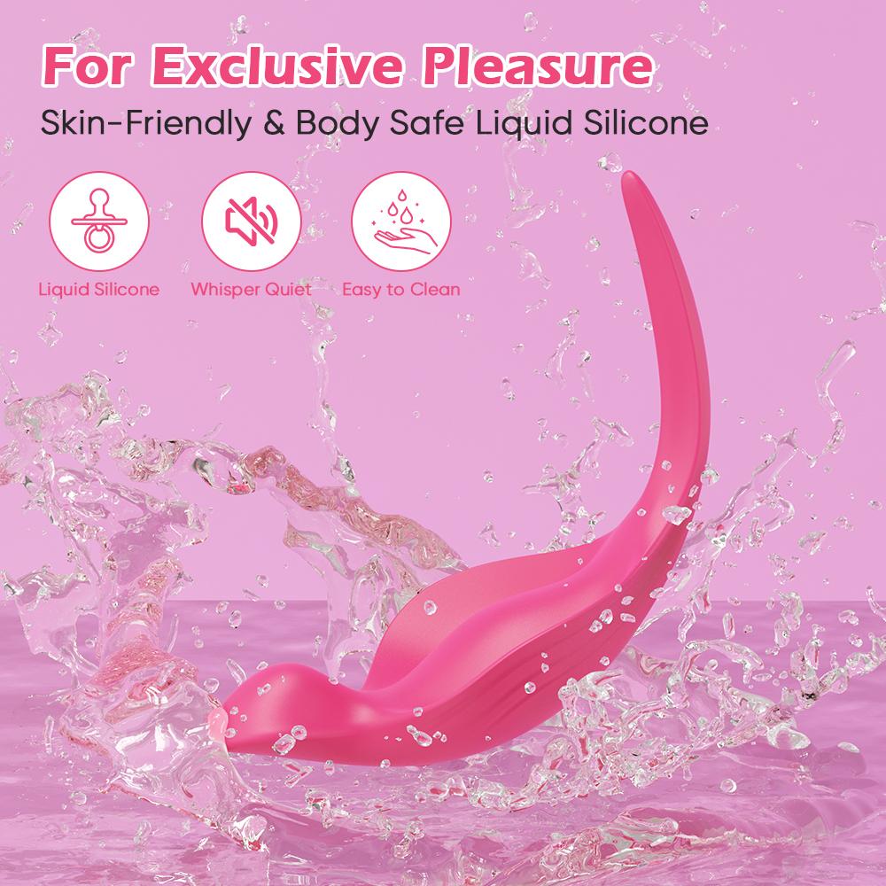 Sexy Lifelike Manta Ray Sex Toy for Women with 9 Adjustable Vibration Modes App Controlled, Perfect Valentine's Day Gift for Her