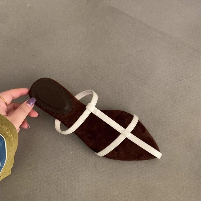 

Мода Новый Стиль Популярные Серебристые Шлепанцы с Перемычкой для Женщин Лаконичные Шлепанцы на Низком Каблуке Летние Женские Уличные Пляжные Сандалии Zapatos Mujer 40 белый