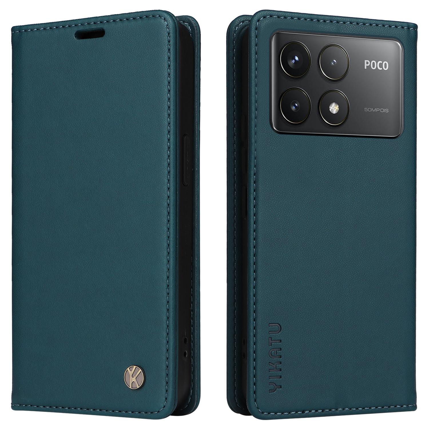 YIKATU YK-001 Для Xiaomi Poco F6 Pro 5G/Redmi K70 5G/K70 Pro 5G Чехол-подставка из ПУ кожи A