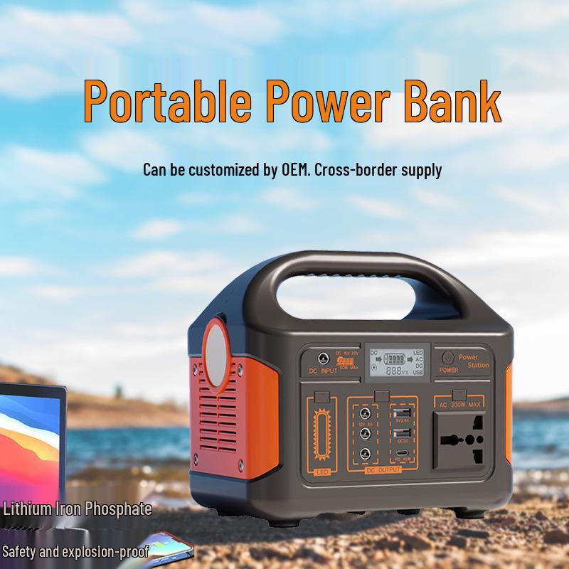 110V Solar Photovoltaic Lithium Iron Phosphate Outdoor Power Supply for Live Streaming