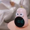 Pear Wake Up Alarm Clock Cartoon Cute Cartoon Children Kids Learning Alarm Clock English Regular