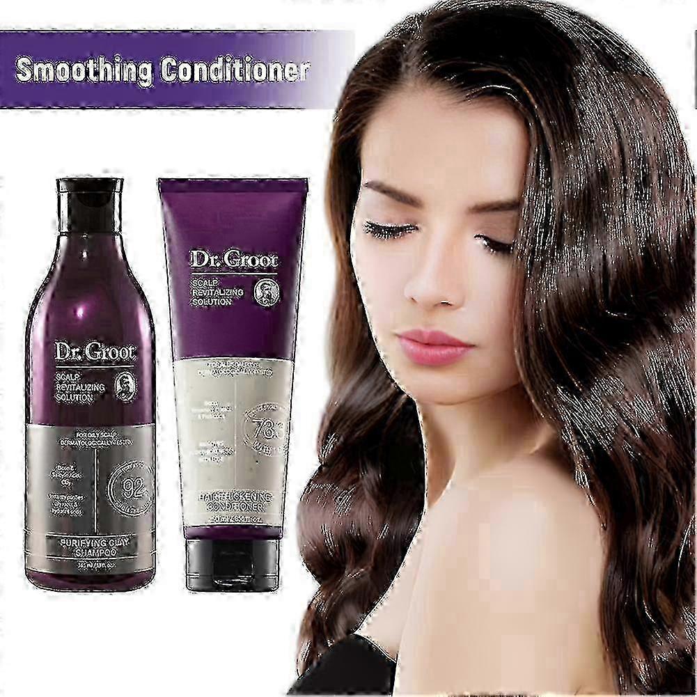 Nourishing Shampoo and Conditioner Set for Damaged Hair Deep Moisture Frizz Control Smooth Silky 25-26 2025
