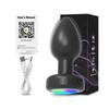 APP med blinkende lys Vibrerende analplugg Jumping Egg Sexleketøy Voksenprodukter