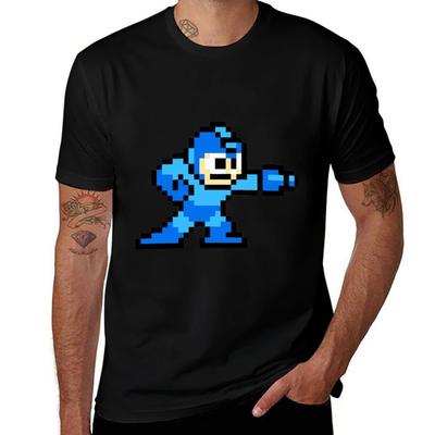 Mega Unisex Game 8bits Tshirt Fashion Print Casual Short Sleeve Tshirt