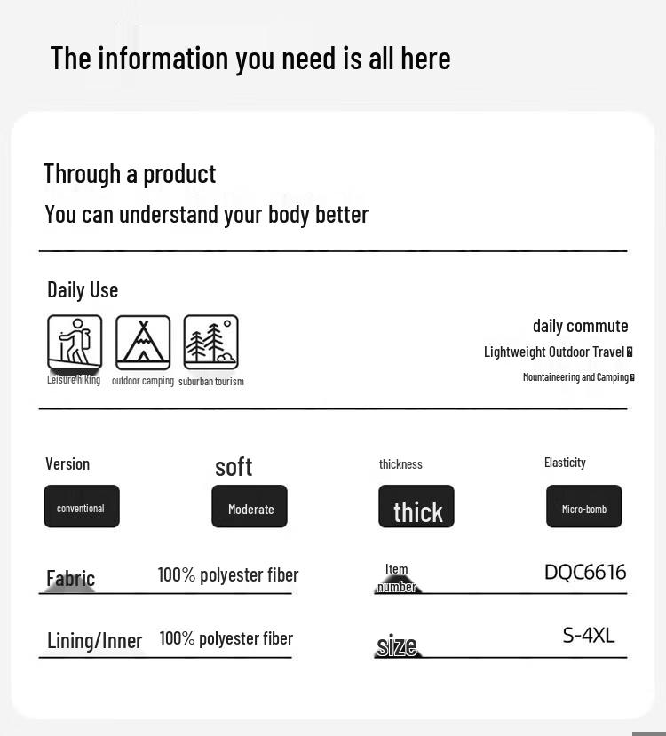 ROMON Men's Autumn/Winter 3-in-1 Outdoor Jacket