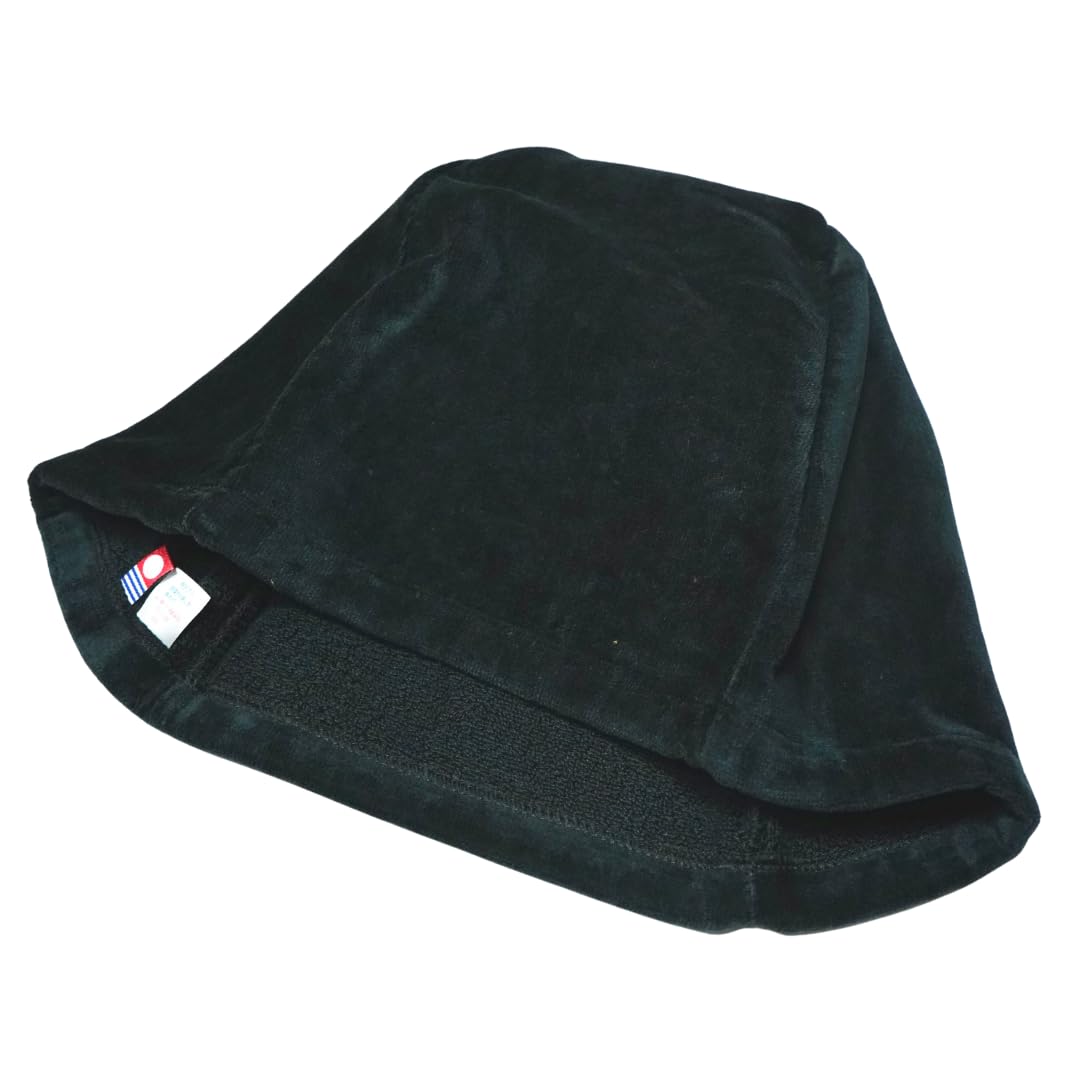 

Sauna Hat Sauna Cap Imabari Towel Made in Japan Large Washable [Modern Concept] (Black)