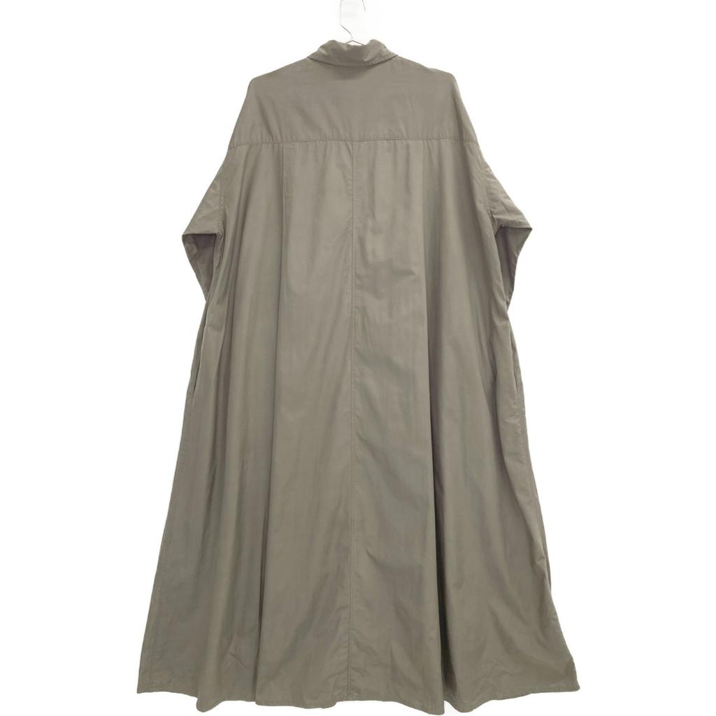 Deuxieme Classe 24-040-500-7010 Cotton Long Sleeve Shirt Dress 38 KhakiUsed