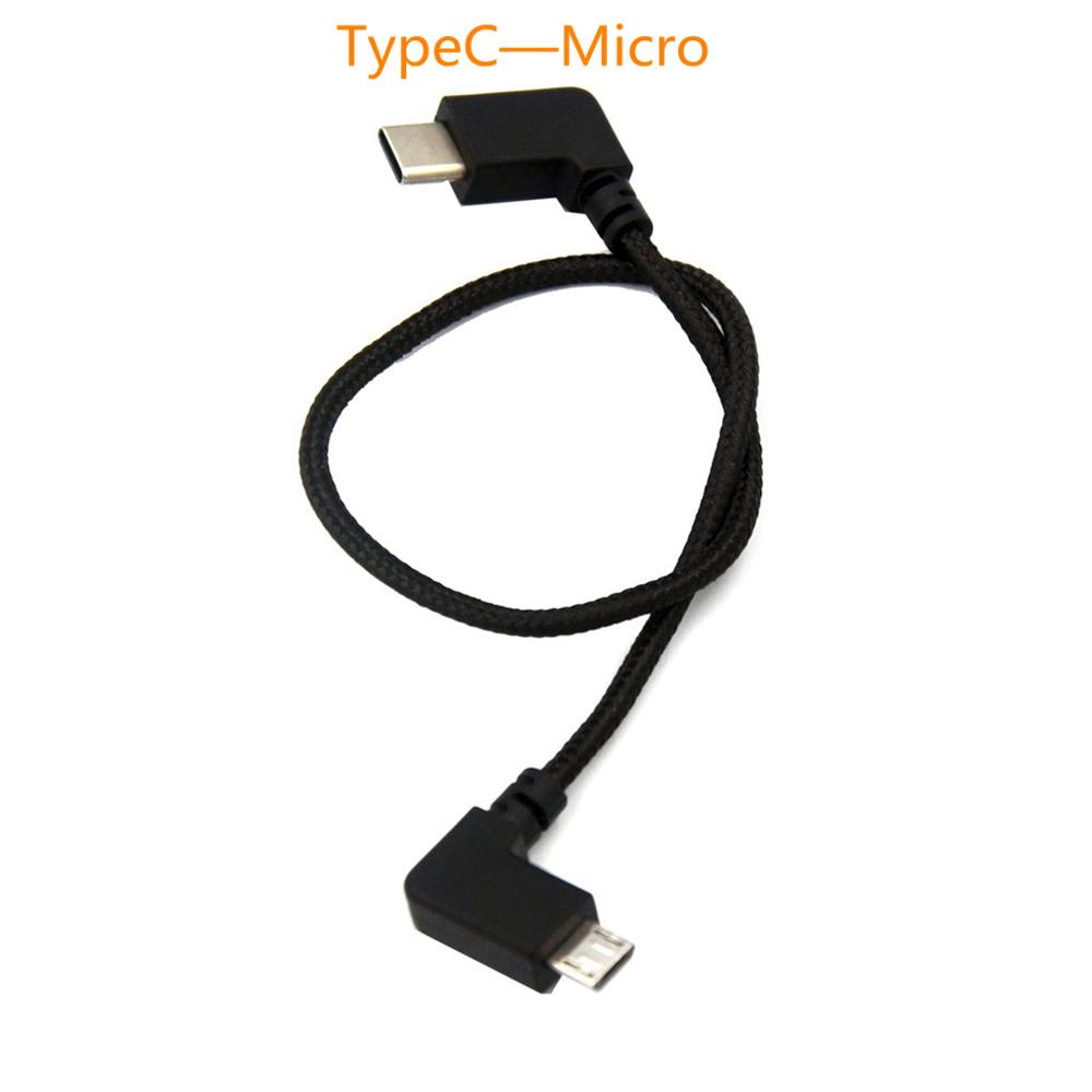 3Pcs Cables Set USB C Lightning Micro For DJI Mavic 3/Air 2S/Mavic Air 2/Mini 2