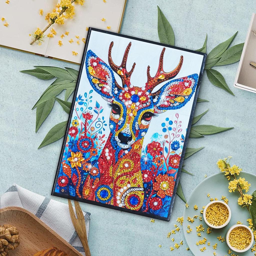 DIY Diamond Painting Business Notebook – Creative Dot Drill Writing Book for Kids