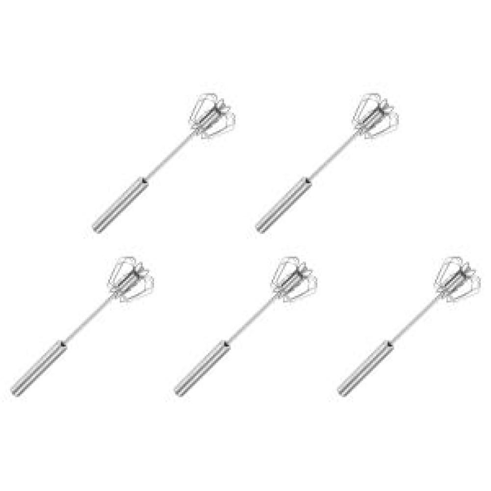 

Stainless Steel Egg Beater Manual Whisk Milk Frother for Cooking (12 inches)