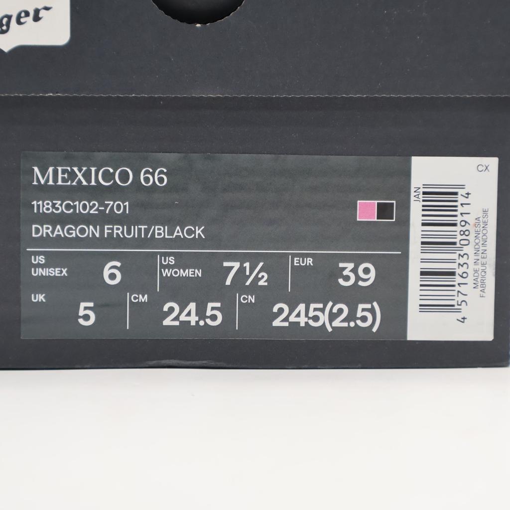 1183C102-701 Onitsuka Tiger MEXICO 66 DRAGON FRUIT BLACK (Men's)