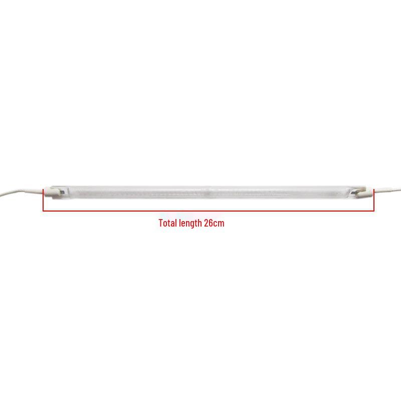 Frosted Halogen Heating Element Tube - 400W Electric Heater Accessory for Fire Pits