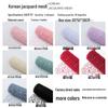 Korean Style Floral Jacquard Mesh Bag for Wrapping Fresh Flowers and DIY Gifts