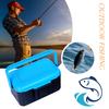 Portable Live Fishing Bait Box with Handle Double-Layer Fishing Lure Bait Carrying Case Fishing Tackle Maggot Worm Earthworm Fishing