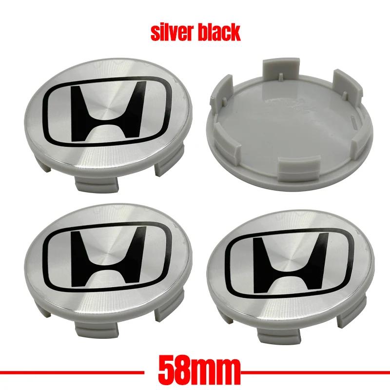 

4PCS 58mm 62mm 69mm Car Wheel Center Covers Hub Caps For Honda Civic Accord Fit CRV Jazz Odyssey Prelude Insight HRV Crider XRV