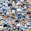 10/50/100pcs Q Version Jujutsu Kaisen Anime Stickers Kawaii Gojo Satoru Decals DIY Guitar Laptop Journal Cute Cartoon Sticker